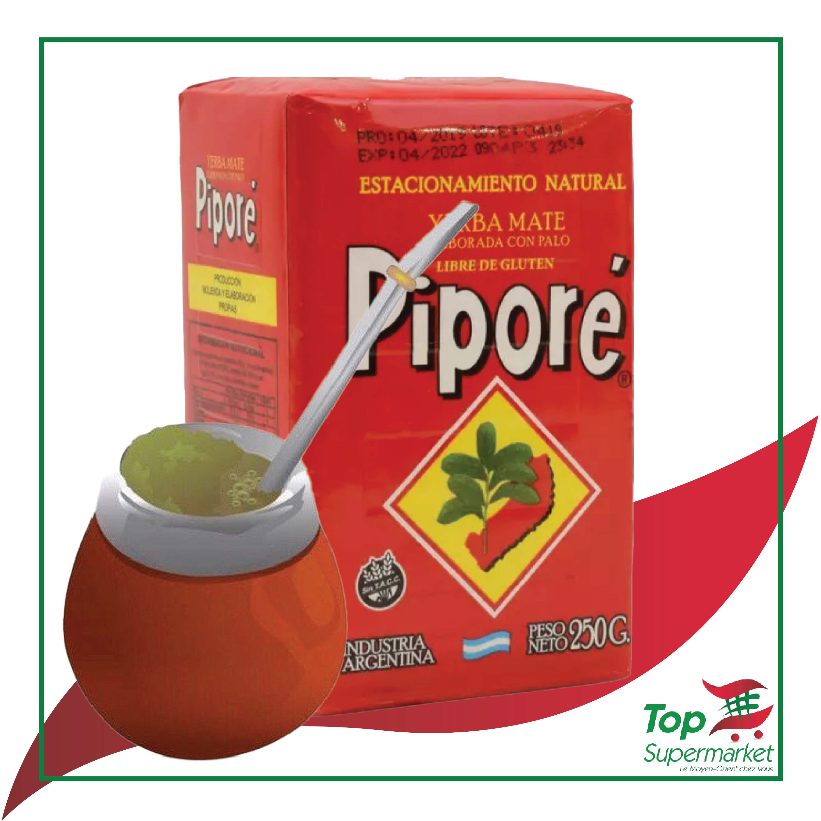 Pipore yerba matte 250gr